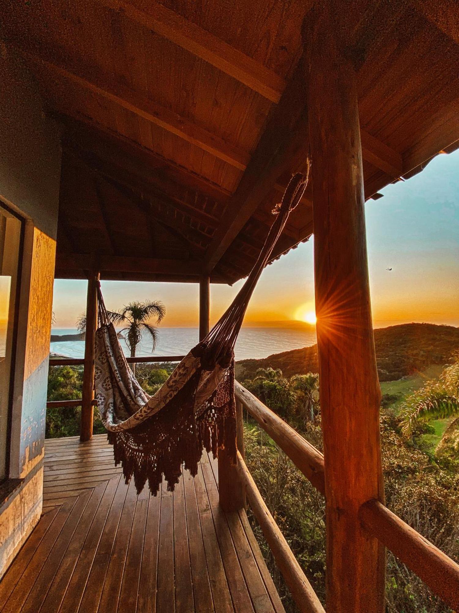 Villa Casa Do Morro Praia do Rosa Esterno foto
